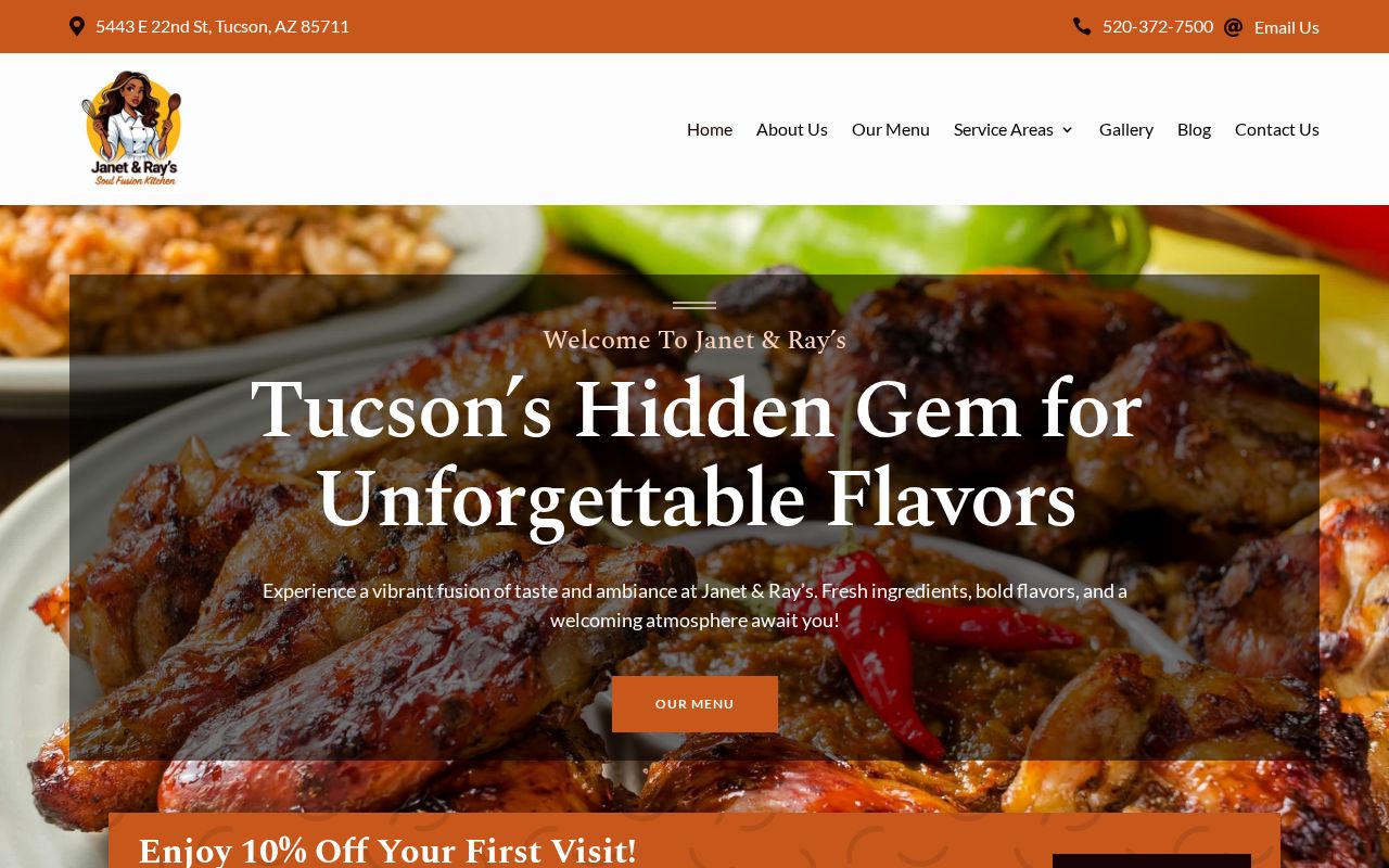 Janet & Ray's website homepage